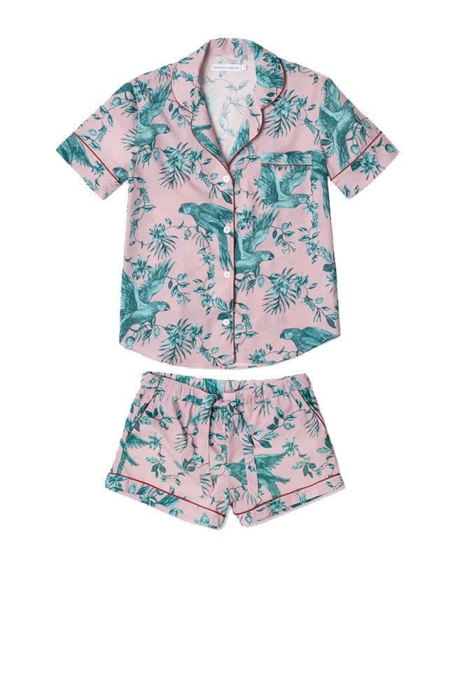 Parrot Organic Cotton Short Pajama Set