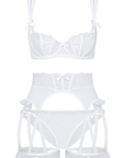 Rosia Bra, Suspender and Brief Set