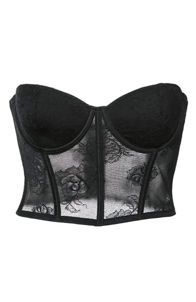 %shop_name_% Fleur du Mal_Bouquet Lace Bustier Top _ Bras_ 