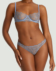 Elandra Balcony Bra and Brazilian Knicker Set