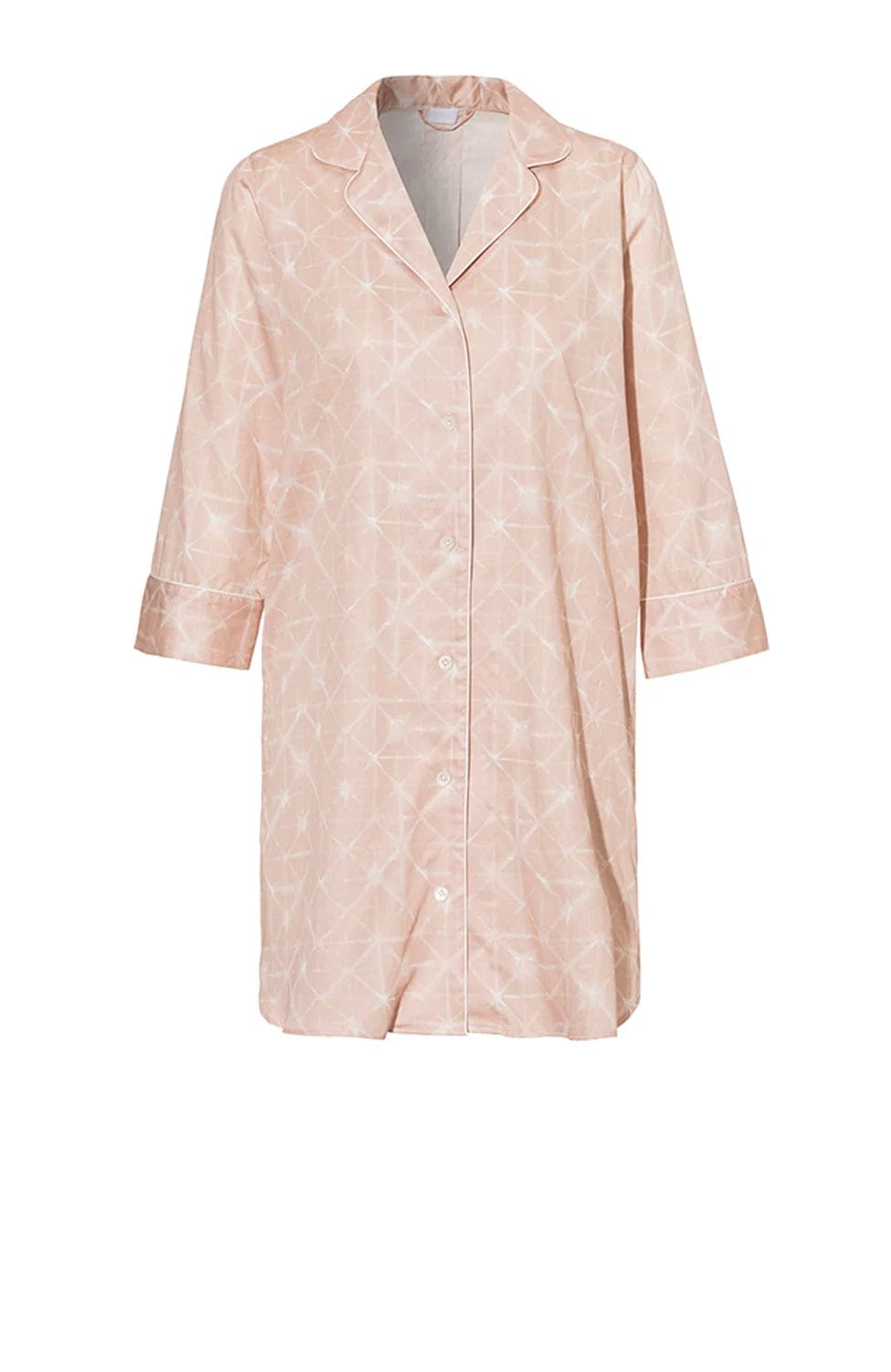 %shop_name_% Zimmerli_Cotton Sateen Print Sleepshirt _ Loungewear_