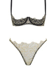 %shop_name_% Coco de Mer_Damona Quarter Cup Bra and Open Knicker Set _ Lingerie Sets_