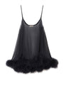 %shop_name_% Gilda & Pearl_Diana Silk and Marabou Feather Babydoll _ Loungewear_ 