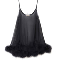 %shop_name_% Gilda & Pearl_Diana Silk and Marabou Feather Babydoll _ Loungewear_ 