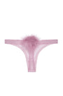 %shop_name_% Gilda & Pearl_Diana Silk and Marabou Feather Pom Pom Thong _ Underwear_ 