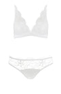 Signature White Boudoir Bra and Brief Set