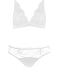 Signature White Boudoir Bra and Brief Set