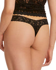 Signature Lace Low Rise Thong 3 Pack