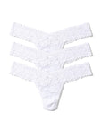 Signature Lace Low Rise Thong 3 Pack