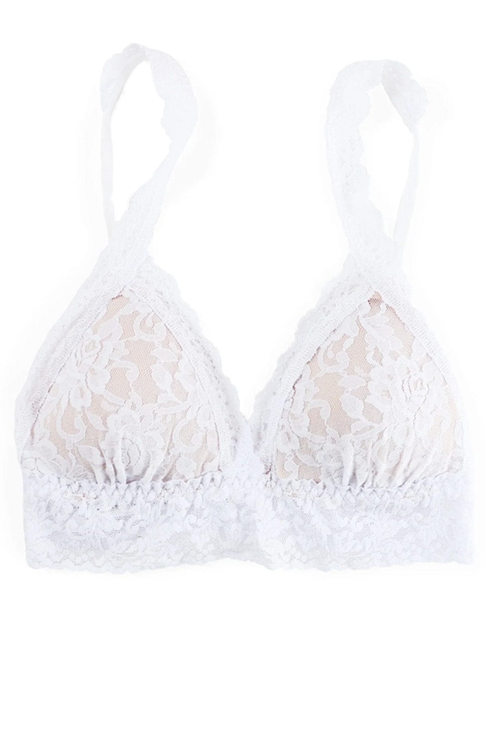 Signature Lace Padded Crossover Bralette