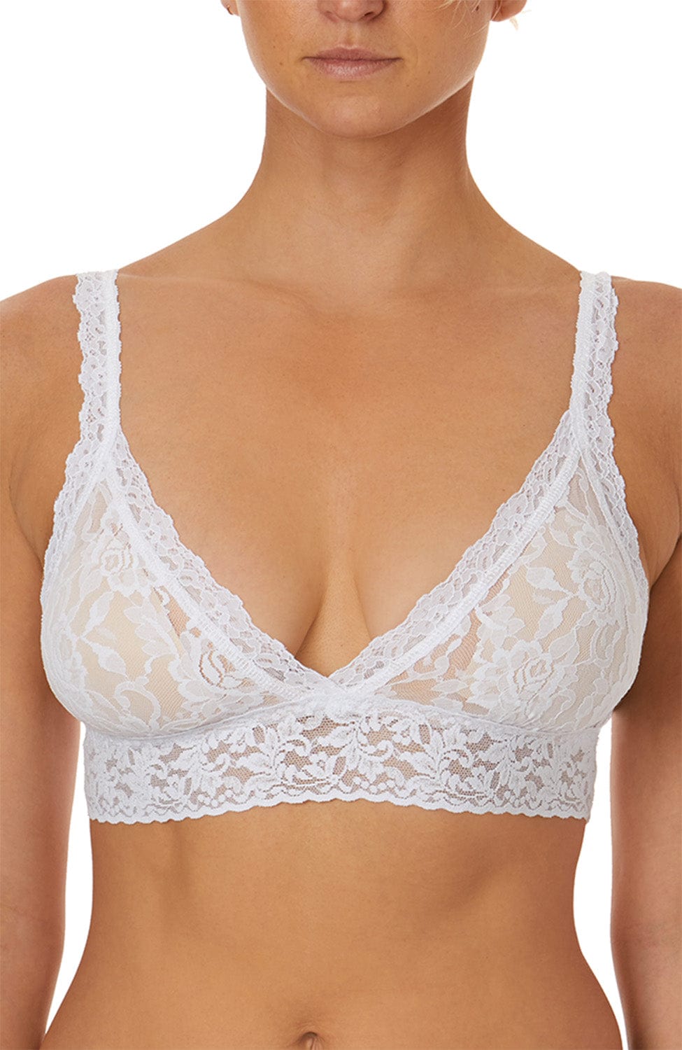 Signature Lace Padded Crossover Bralette