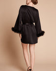 %shop_name_% Gilda & Pearl_Kitty Feather Trim Robe _ Loungewear_ 