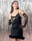 %shop_name_% Gilda & Pearl_Kitty Feather Trim Slip Dress _ Loungewear_