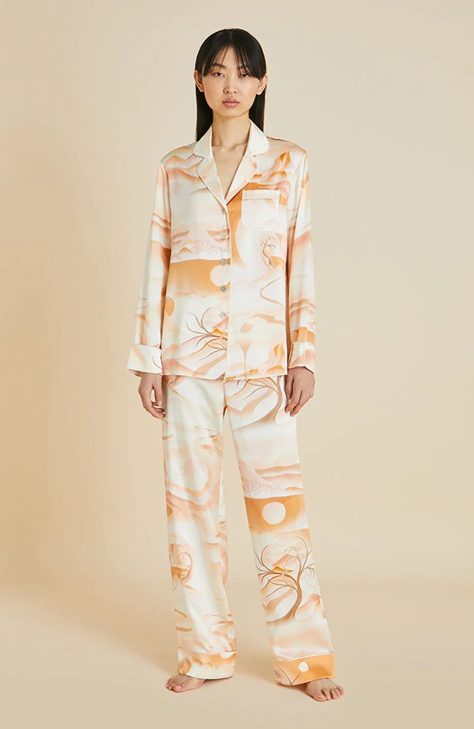 %shop_name_% Olivia von Halle_Lila Quartz Silk Pajama Set _ Loungewear_