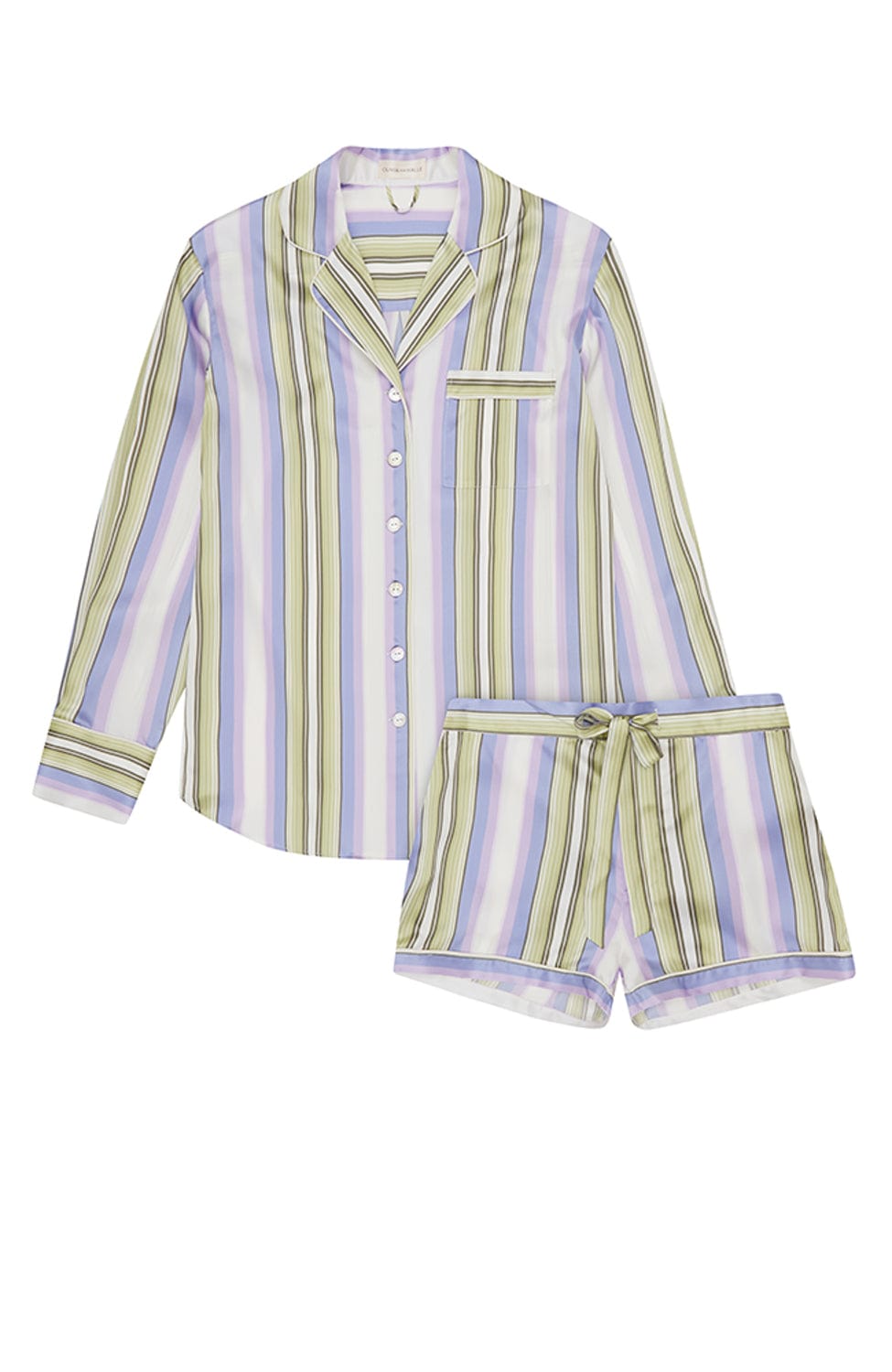 Alba Draper Silk Pajama Set