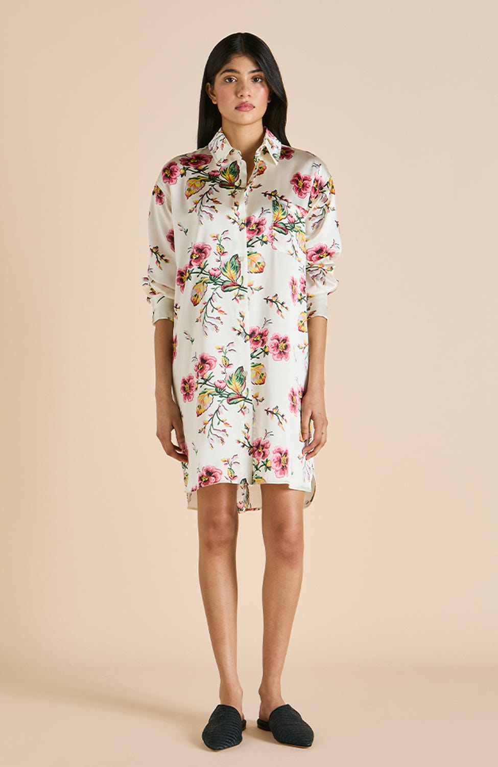 Celeste Maugham Silk Sleepshirt