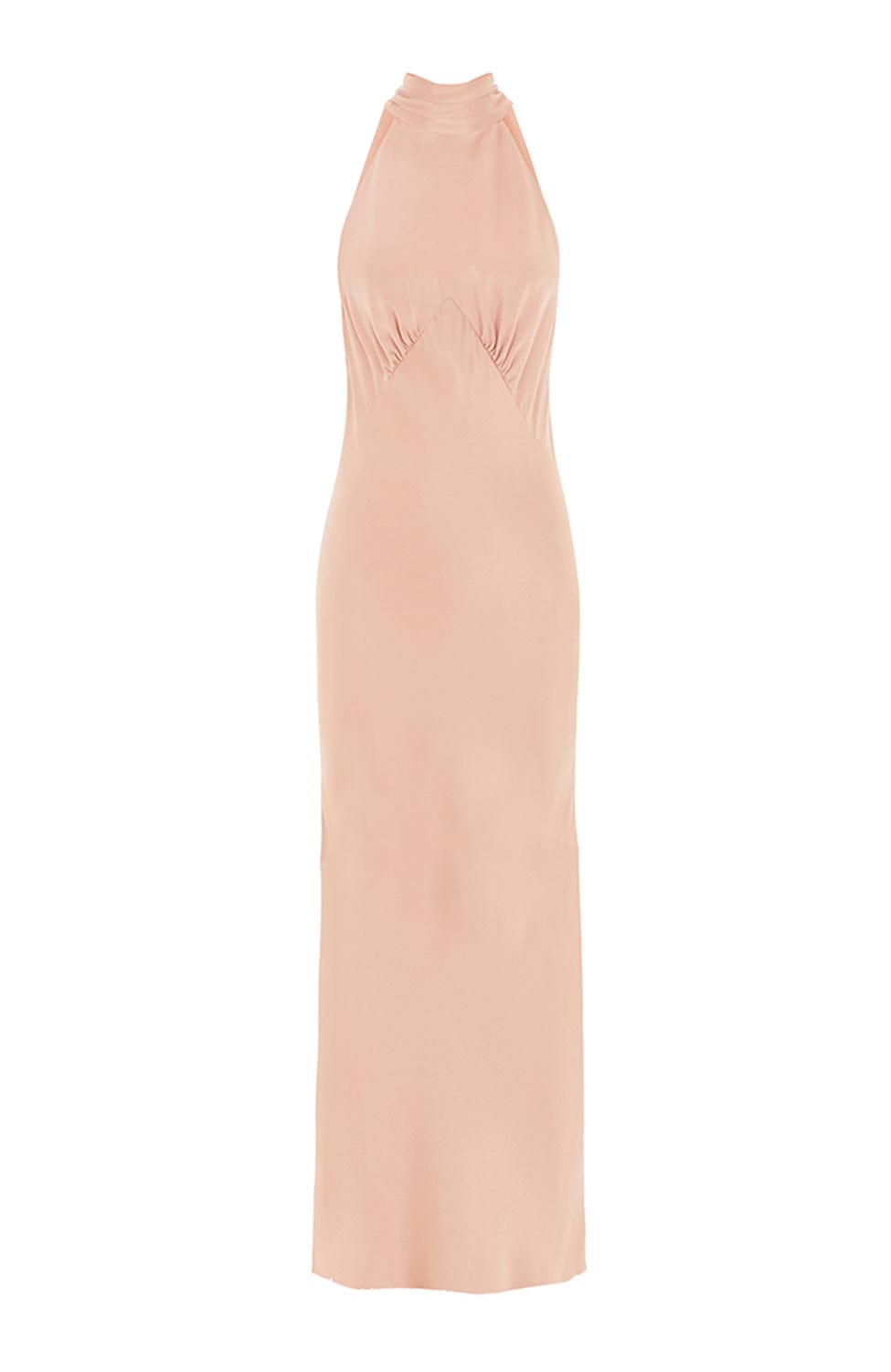 Greta Shell Silk Long Slip Dress