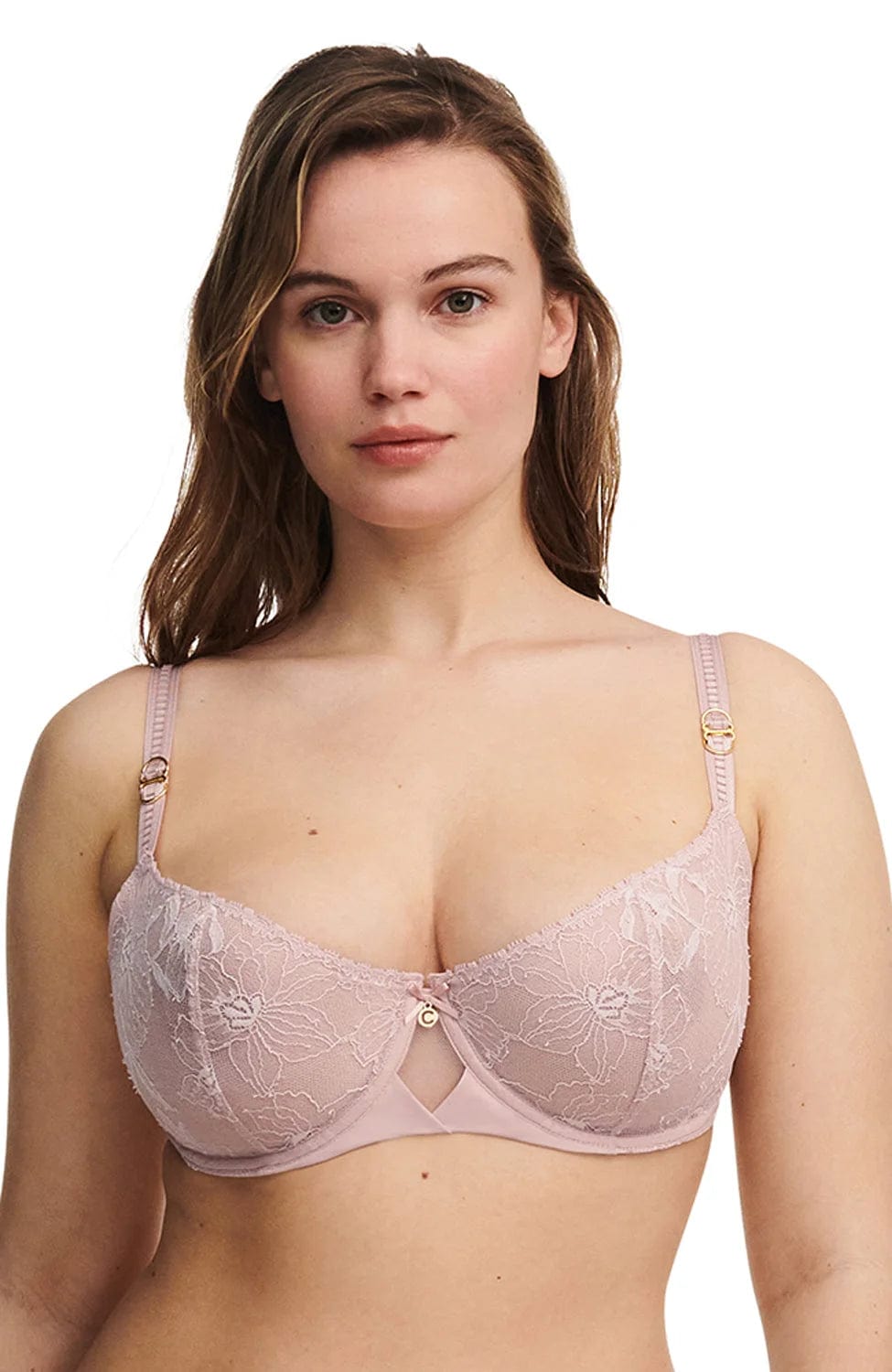 %shop_name_% Chantelle_Orchids Half-Cup Balcony Bra _ Bras_ 