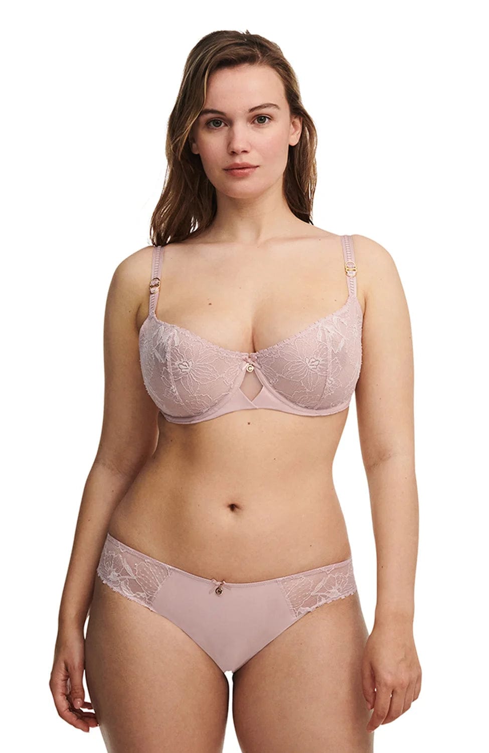 %shop_name_% Chantelle_Orchids Half-Cup Balcony Bra _ Bras_ 