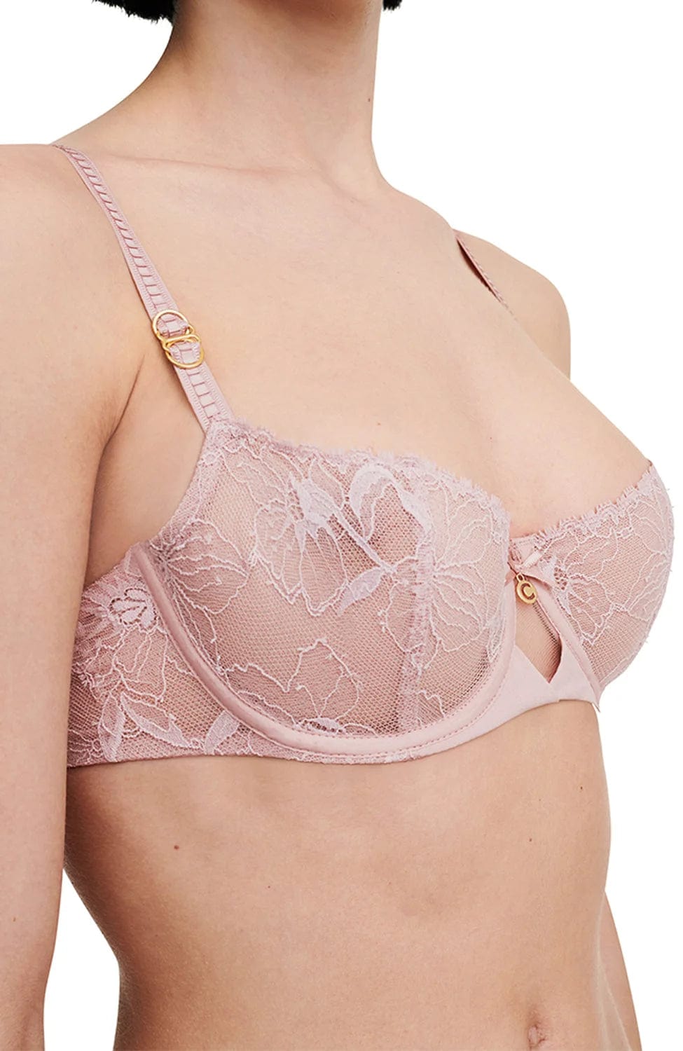 %shop_name_% Chantelle_Orchids Half-Cup Balcony Bra _ Bras_ 