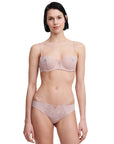 %shop_name_% SHEER_Orchids Half-Cup Balcony Bra and Tanga Set _ _ 