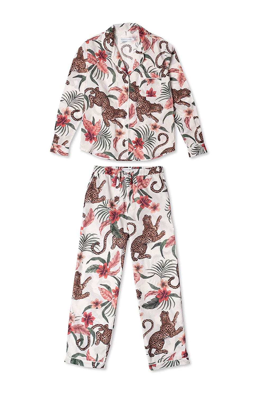 %shop_name_% Desmond &amp; Dempsey_Soleia Organic Cotton Long Pajama Set _ Loungewear_ 