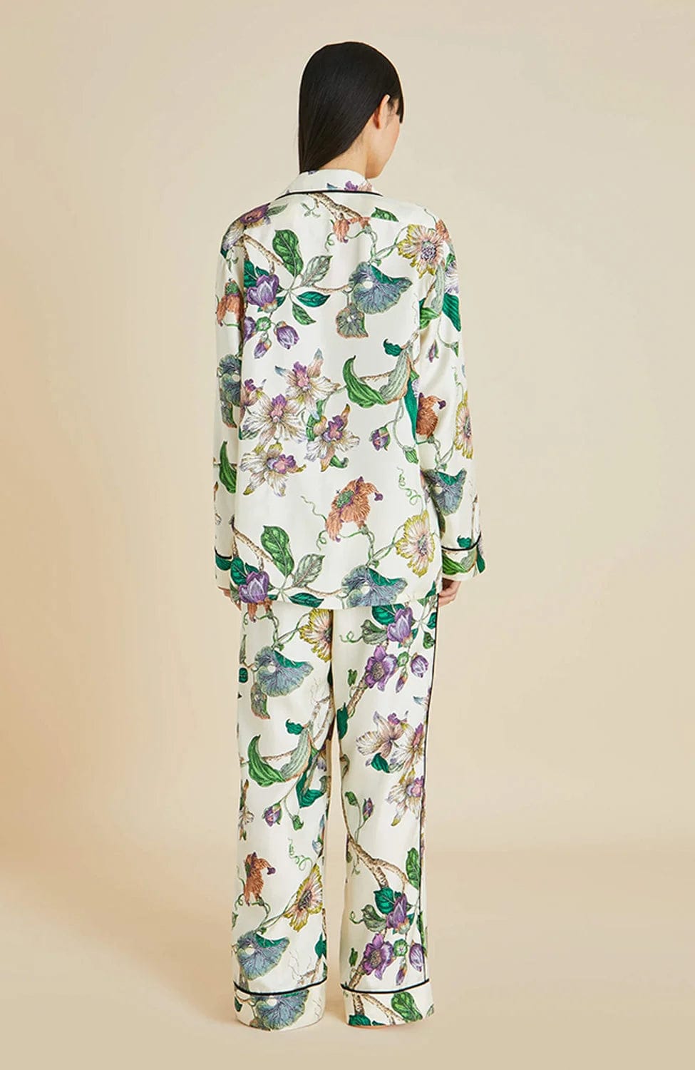 %shop_name_% Olivia von Halle_Yves Aura Silk Pajama Set _ Loungewear_