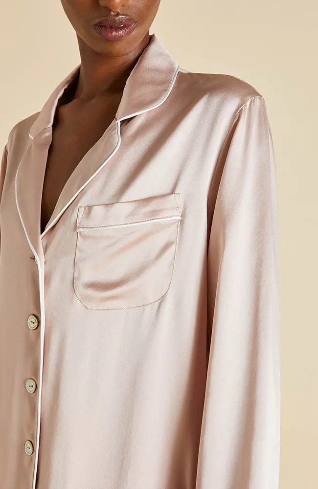 %shop_name_% Olivia von Halle_Coco Oyster Ivory Silk Pajama Set _ Loungewear_ 3990.00