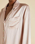 %shop_name_% Olivia von Halle_Coco Oyster Ivory Silk Pajama Set _ Loungewear_ 3990.00