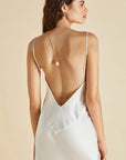 %shop_name_% Olivia von Halle_Issa Ivory Silk Slip Dress _ Loungewear_ 3360.00