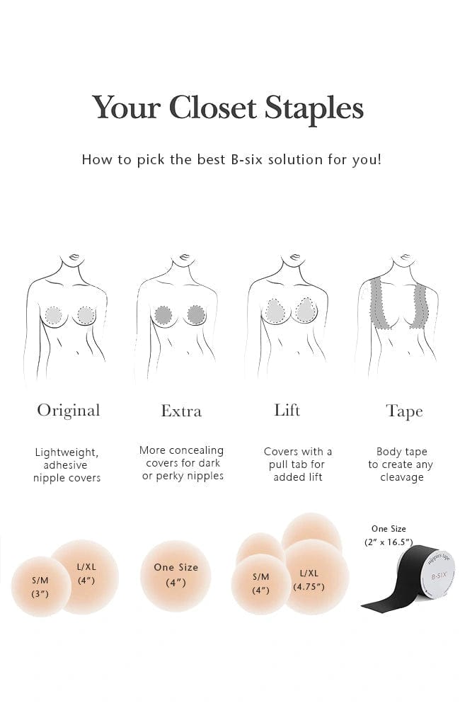 %shop_name_% B-Six_Nippies Skin Adhesive Nipple Cover Lifts _ Accessories_ 280.00