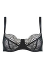 %shop_name_% Fleur of England_Signature Black Lace Balcony Bra _ Bras_ 1200.00