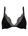 %shop_name_% Fleur of England_Signature Black Lace Padded Plunge Bra _ Bras_ 1200.00