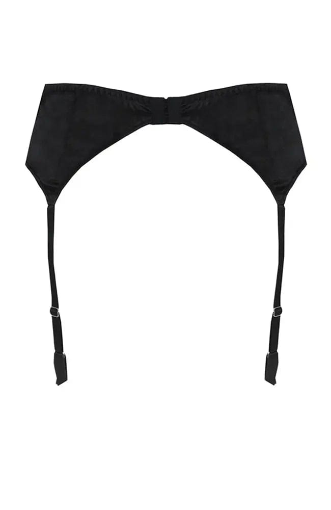 %shop_name_% Fleur of England_Signature Black Lace Suspender _ Underwear_ 1100.00