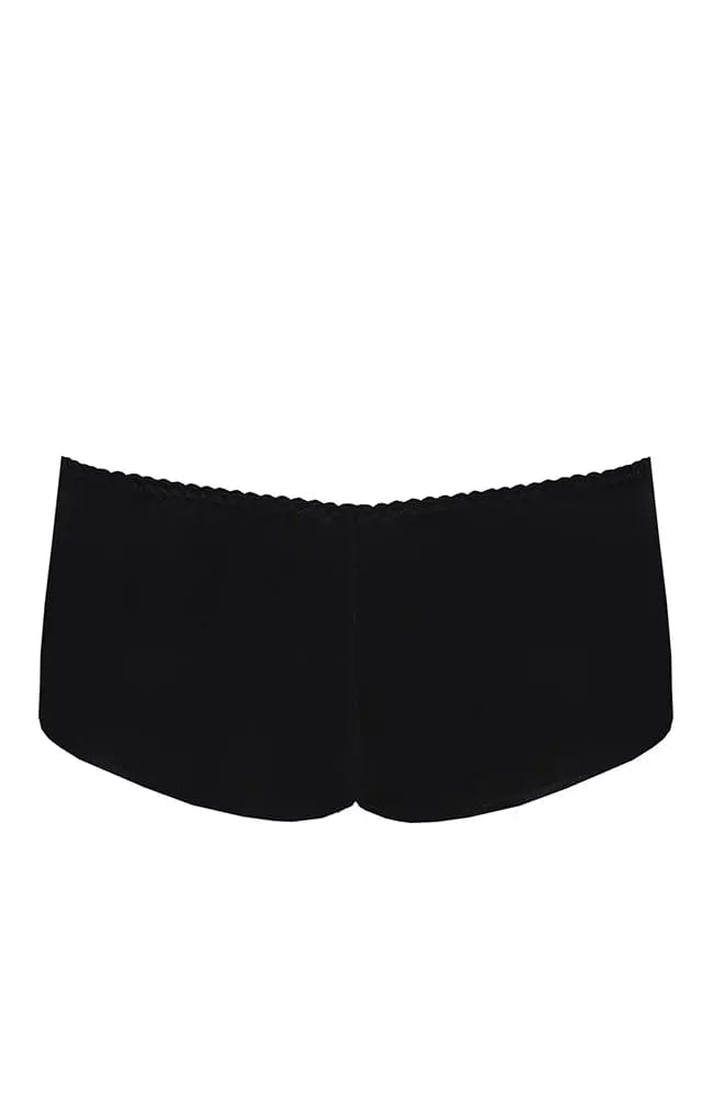 %shop_name_% Fleur of England_Signature Black Silk French Knicker _ Loungewear_ 1470.00