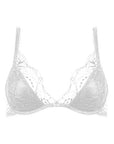 %shop_name_% Fleur of England_Signature White Lace Padded Plunge Bra _ Bras_ 1200.00