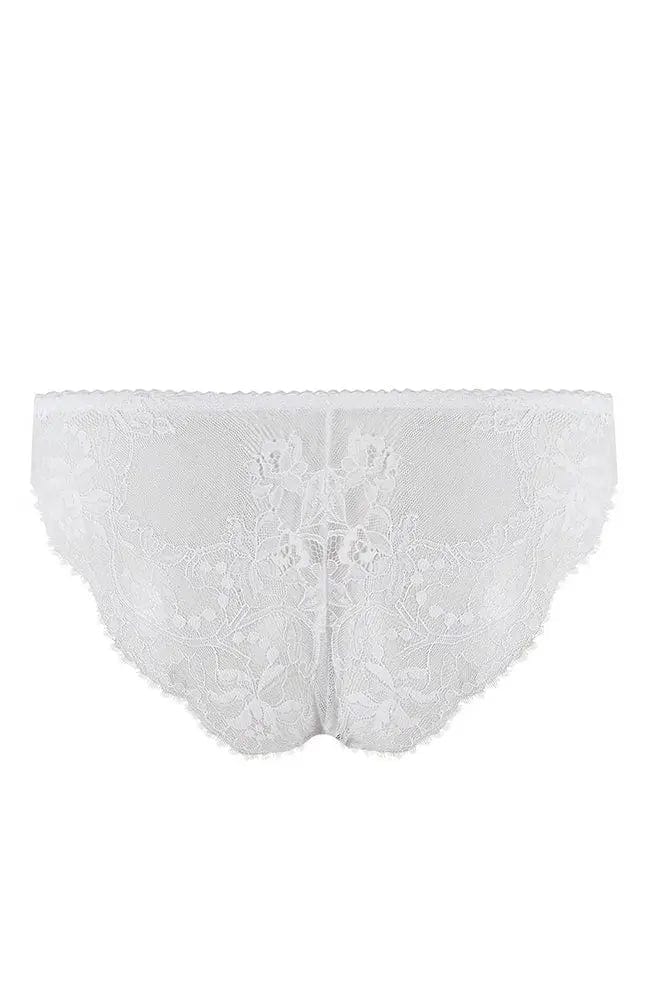 %shop_name_% Fleur of England_Signature White Silk Classic Brief _ Underwear_ 980.00